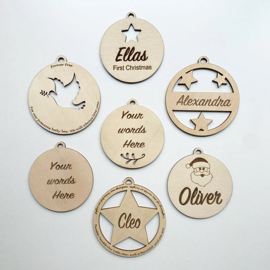 Personalised Christmas Decorations