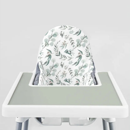 Highchair Cushion cover -Australian Eucalyptus +sage