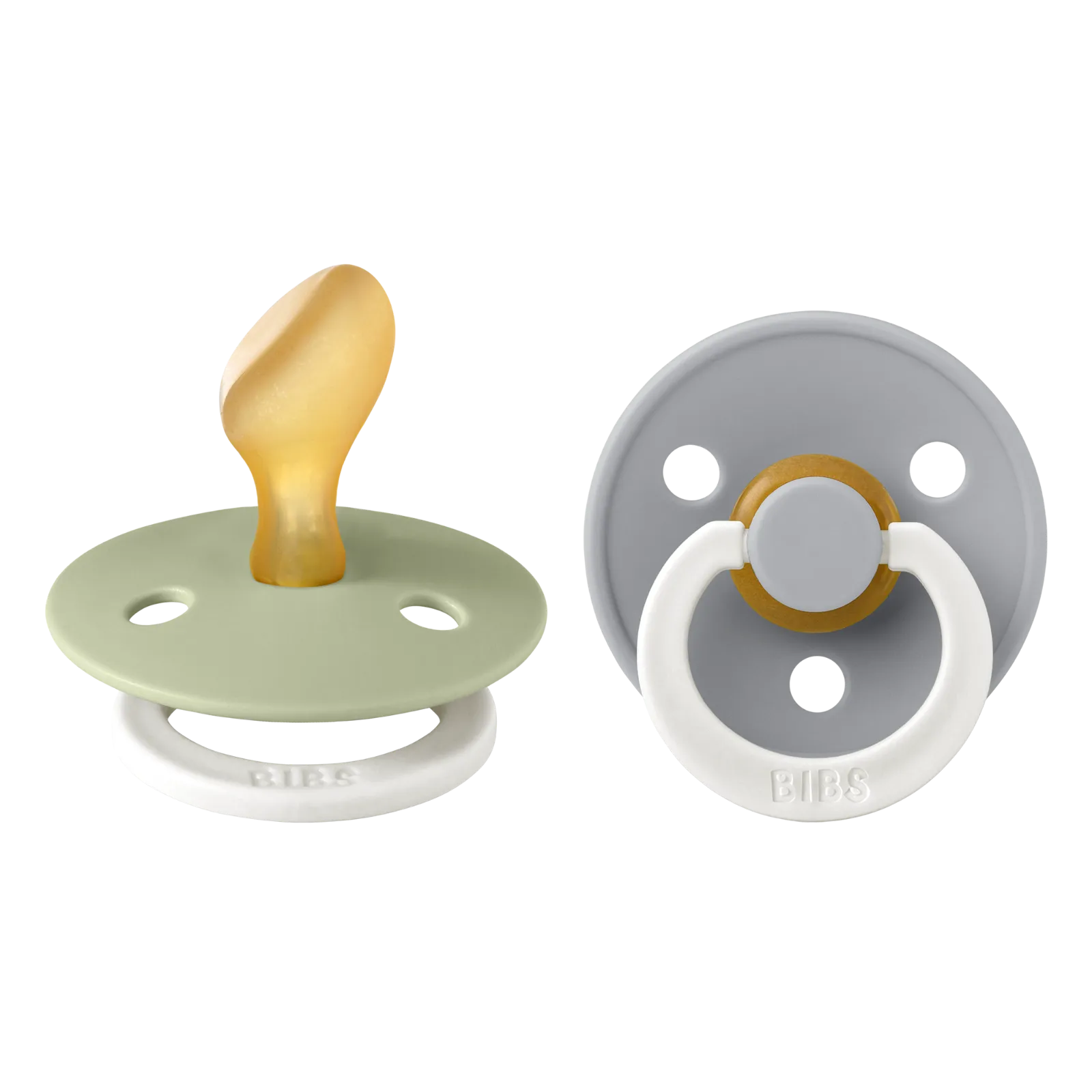 BIBS Anatomical Dummies - Glow in the dark Sage & Cloud