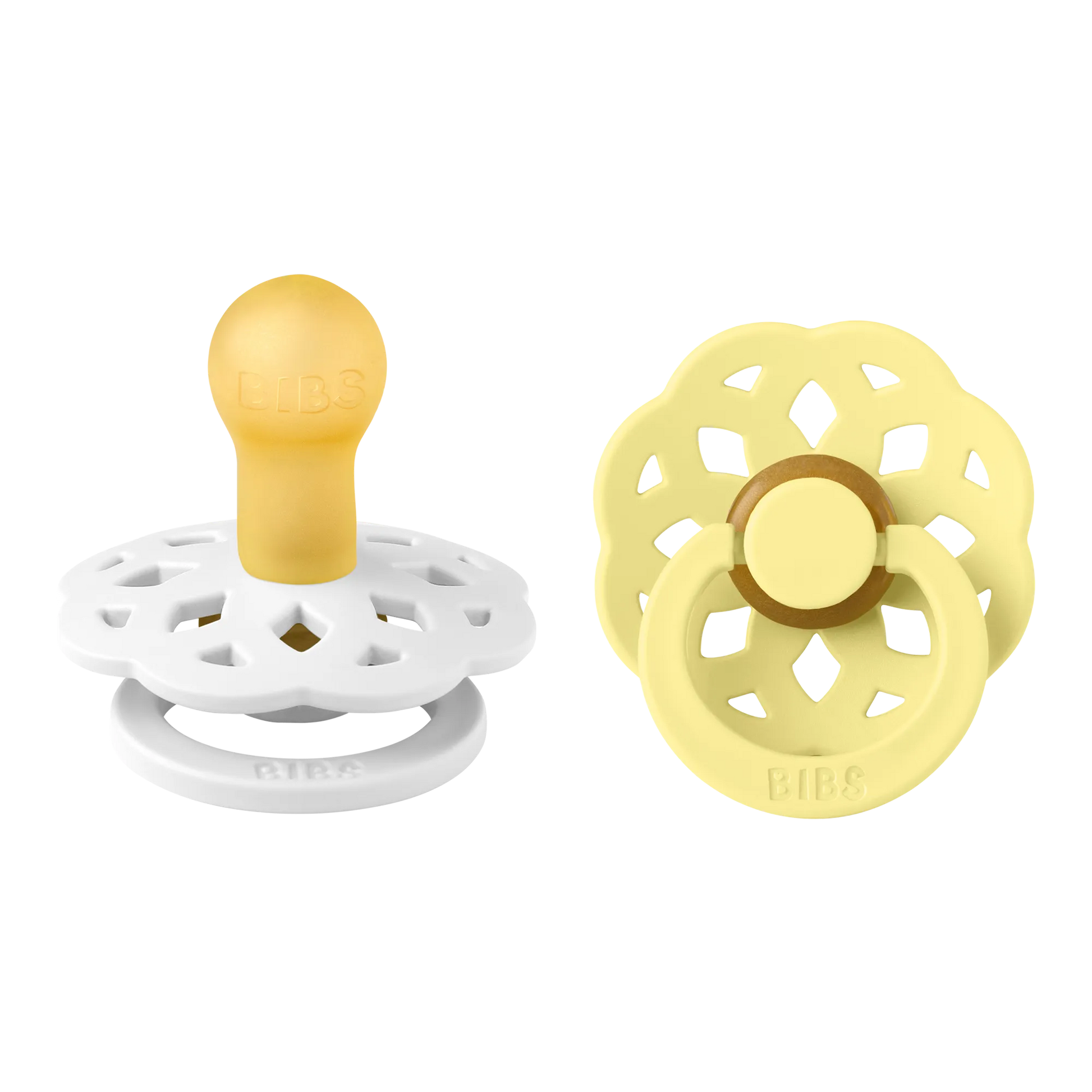 BIBS Boheme Dummies - White & Sunshine