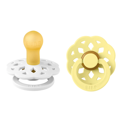 BIBS Boheme Dummies - White & Sunshine