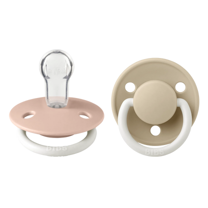 BIBS De Lux Dummies - Glow in the dark Blush & Vanilla