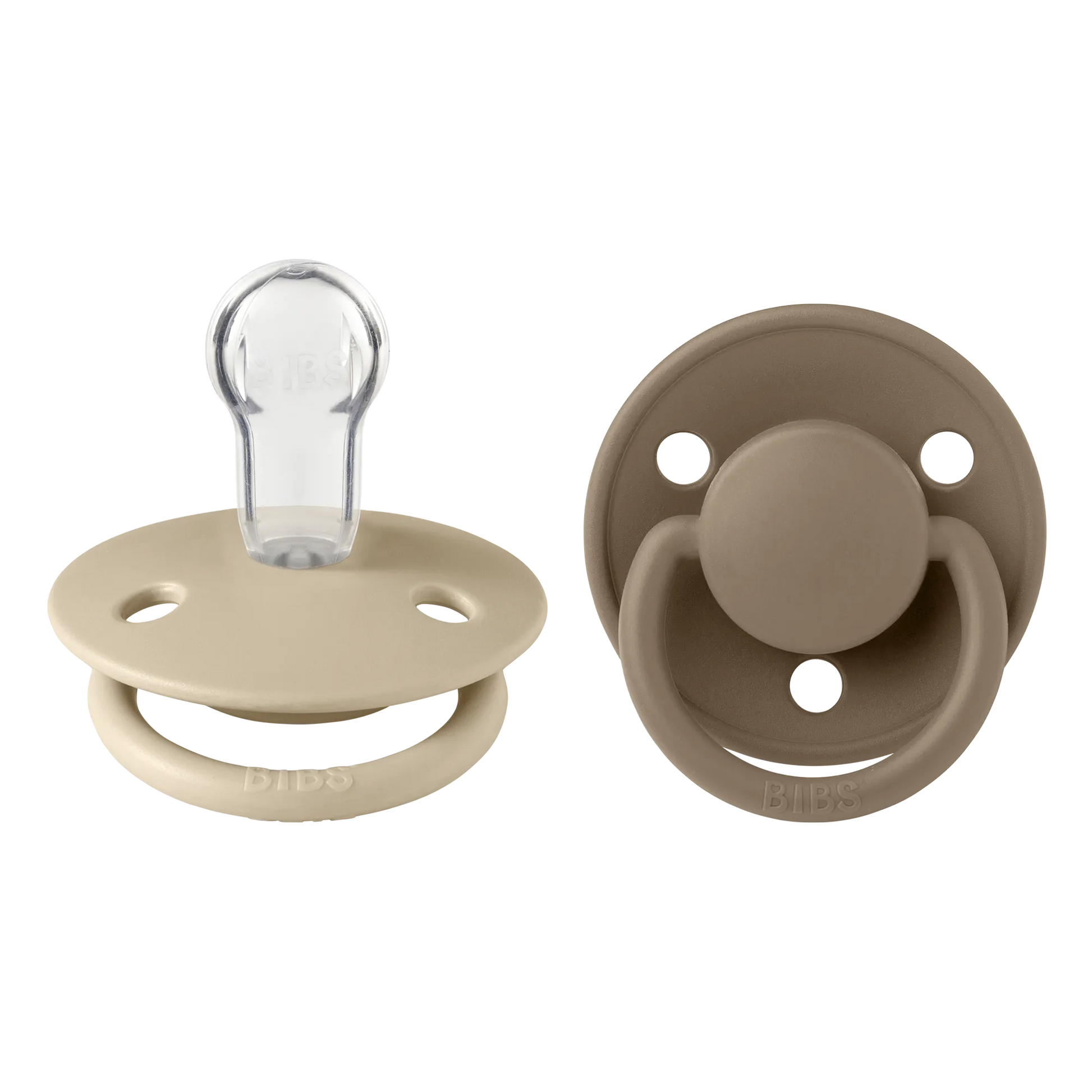 BIBS De Lux Dummies - Vanilla & Dark Oak
