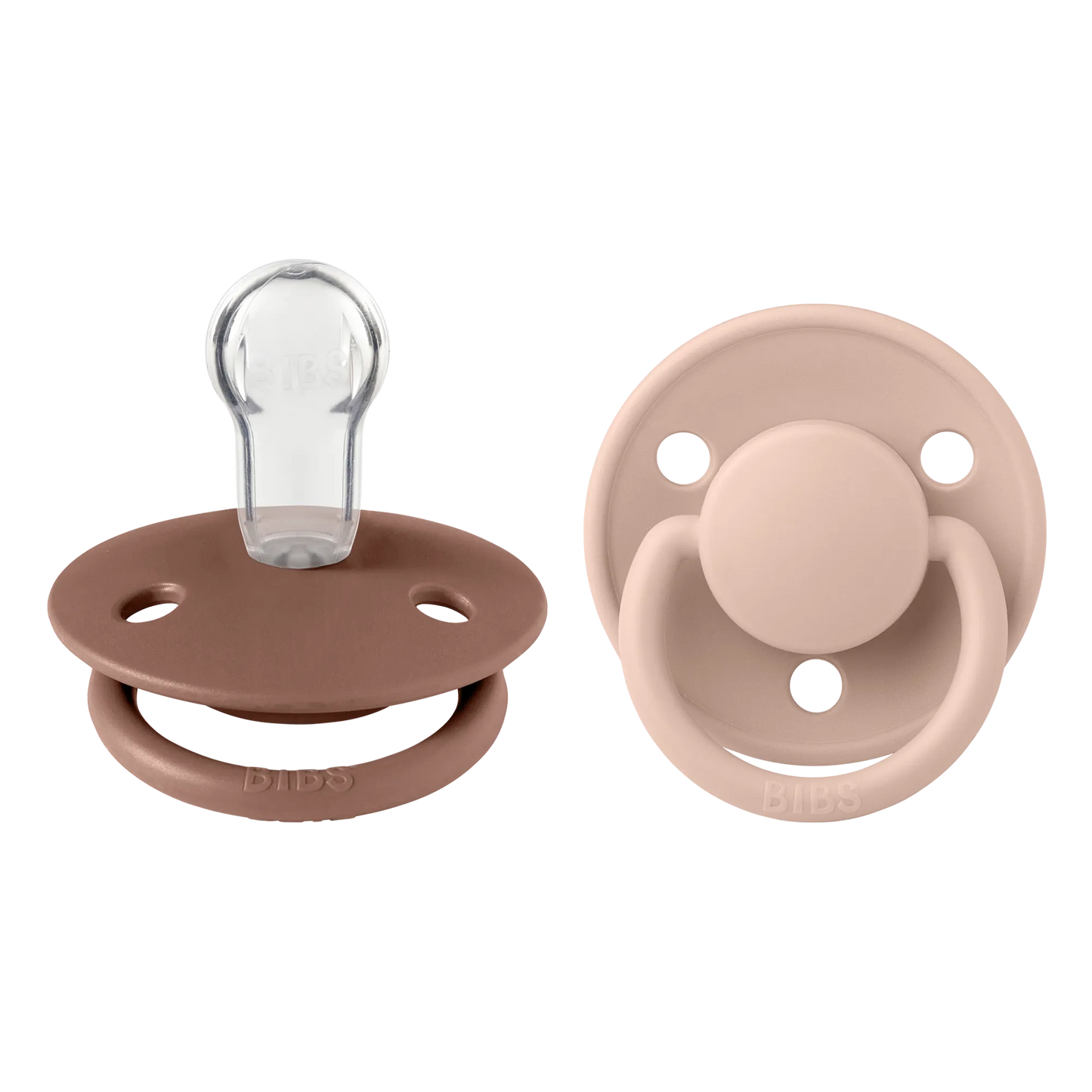 BIBS De Lux Dummies - Wood Chuck & Blush