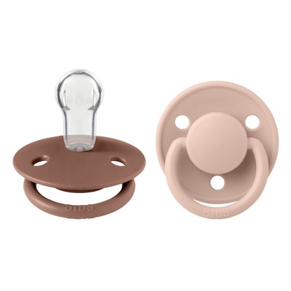 BIBS De Lux Dummies - Wood Chuck & Blush