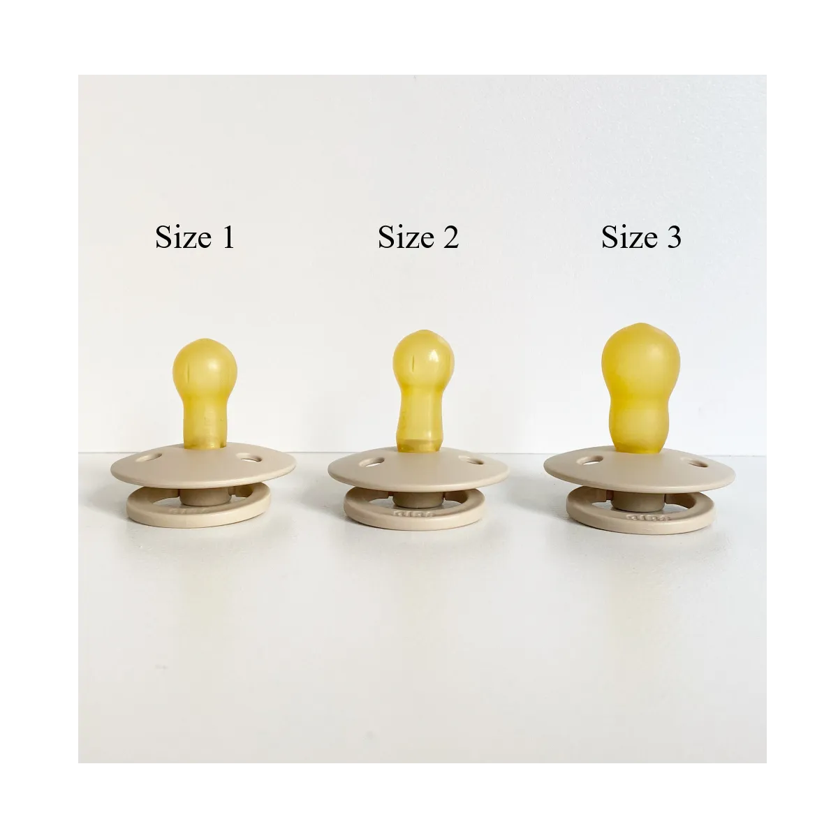 BIBS Dummy Size Comparison