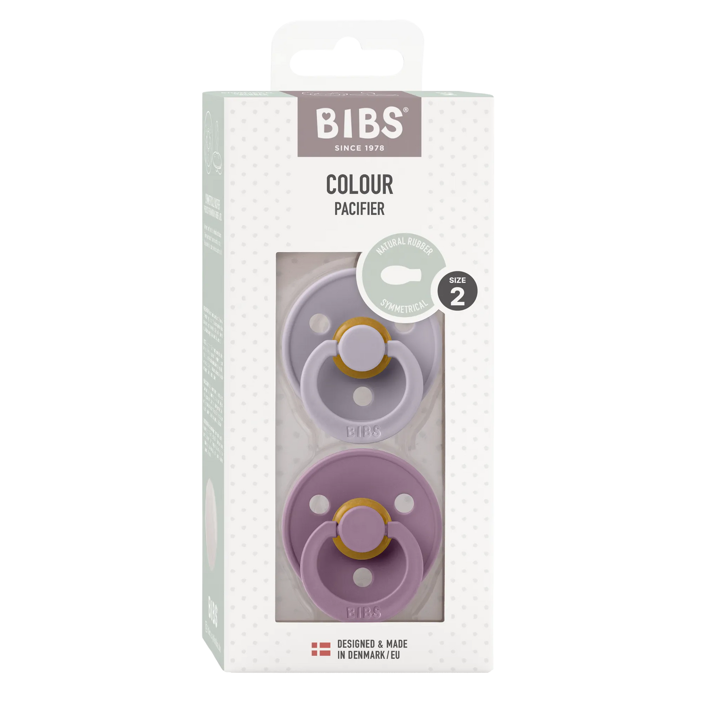 BIBS Symmetrical Dummies - Dusky Lilac & Heather Pack