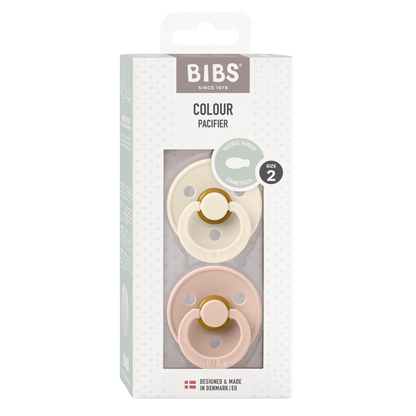 BIBS Symmetrical Dummies - Ivory & Blush Pack