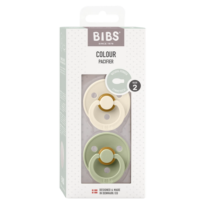 BIBS Symmetrical Dummies - Ivory & Sage Pack