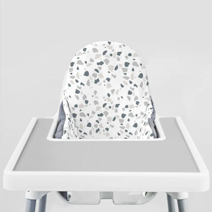 Highchair Cushion cover -Blue Stone Terrazzo