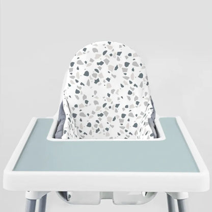 Highchair Cushion cover -Blue Stone Terrazzo