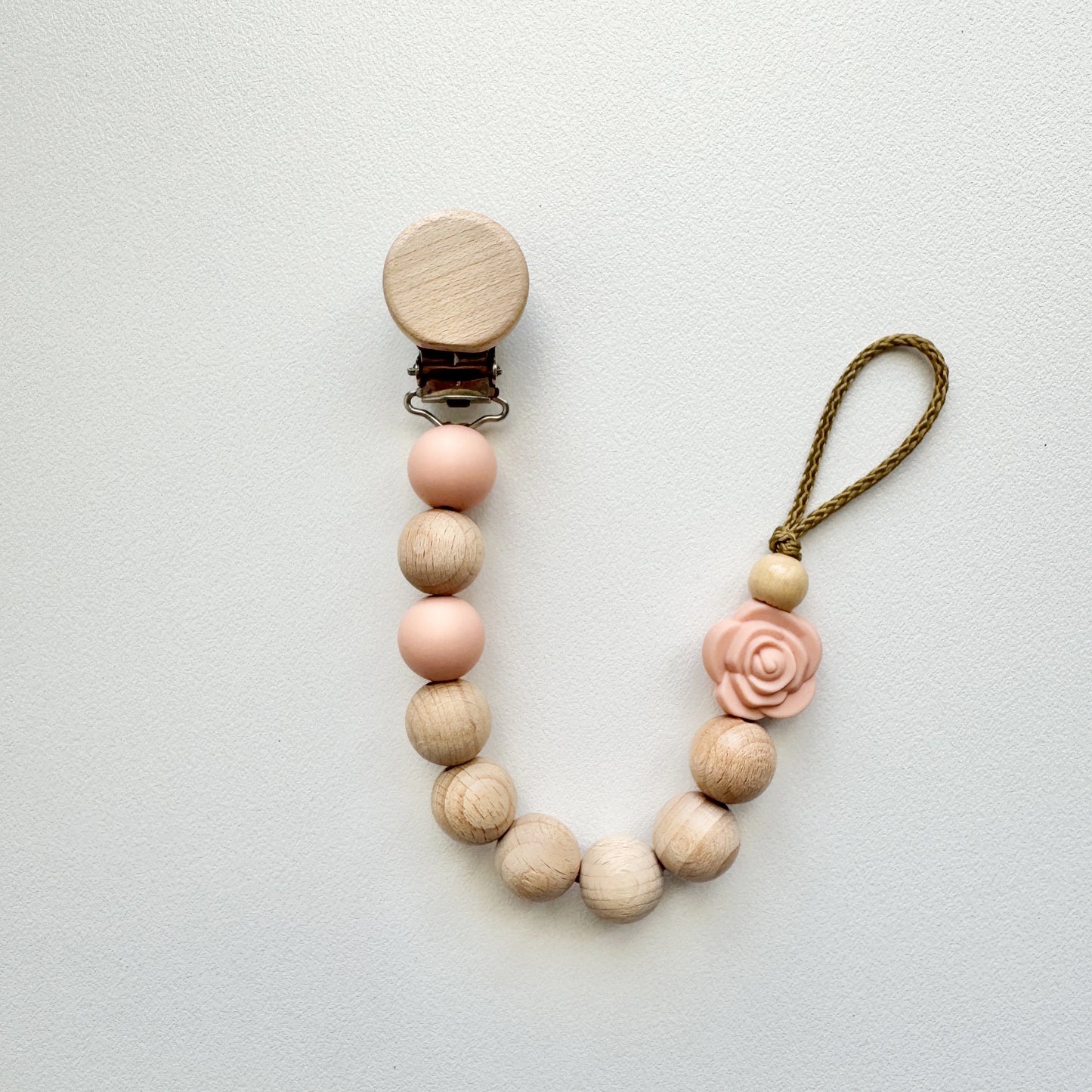 Chunky Bead dummy chain - Personalised dummy clips