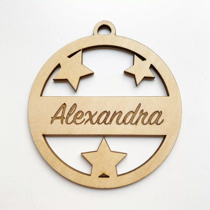 Deluxe Star Banner Personalised Christmas Decoration