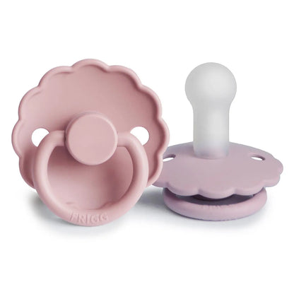 FRIGG Daisy Dummy -Baby Pink & Soft Lilac - Silicone teet