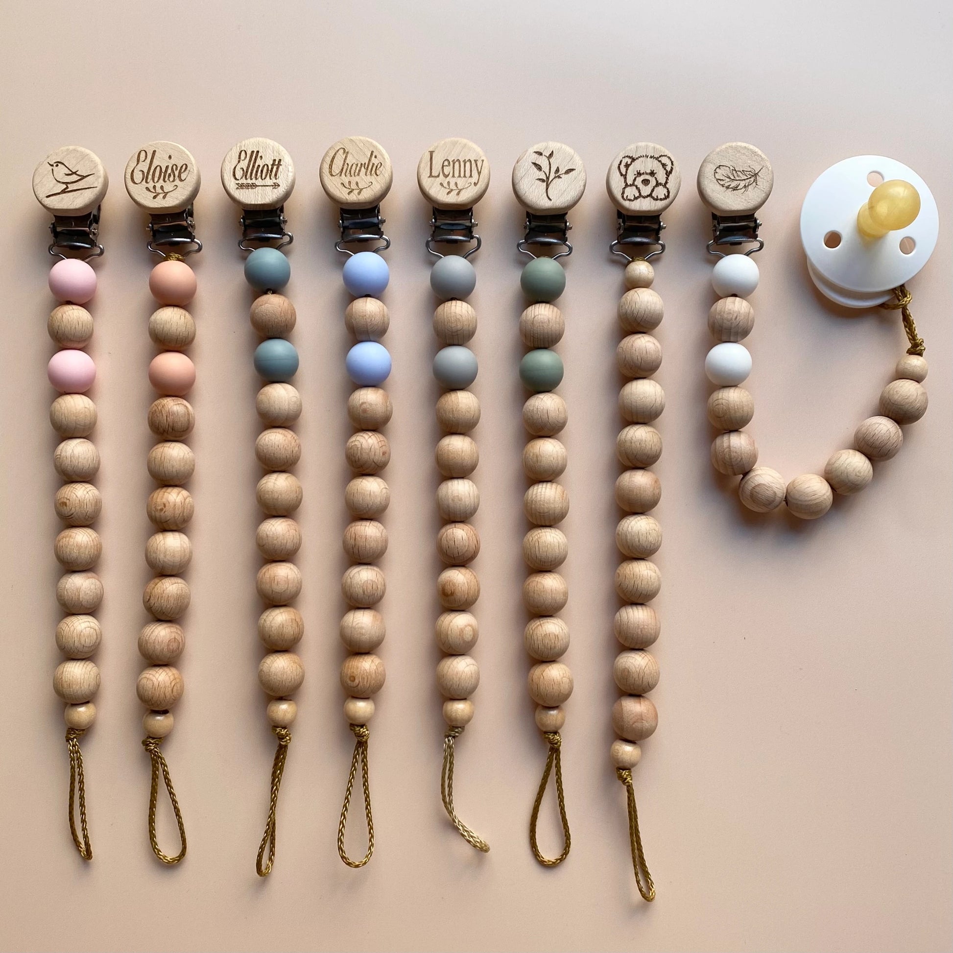 Chunky Beaded Dummy Clip