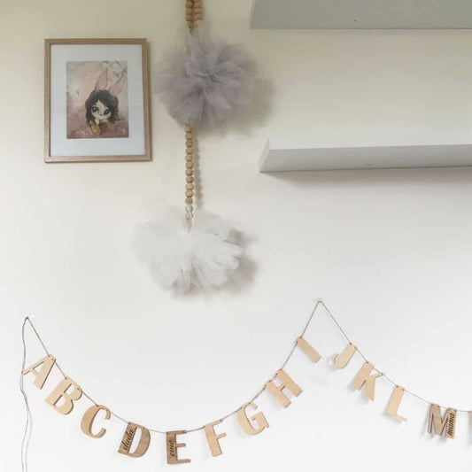 Personalized Wooden Alphabet Garland