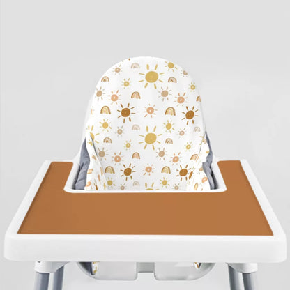 Mr. Golden Sun Ikea Highchair cushion cove-Boho Brown Placemat