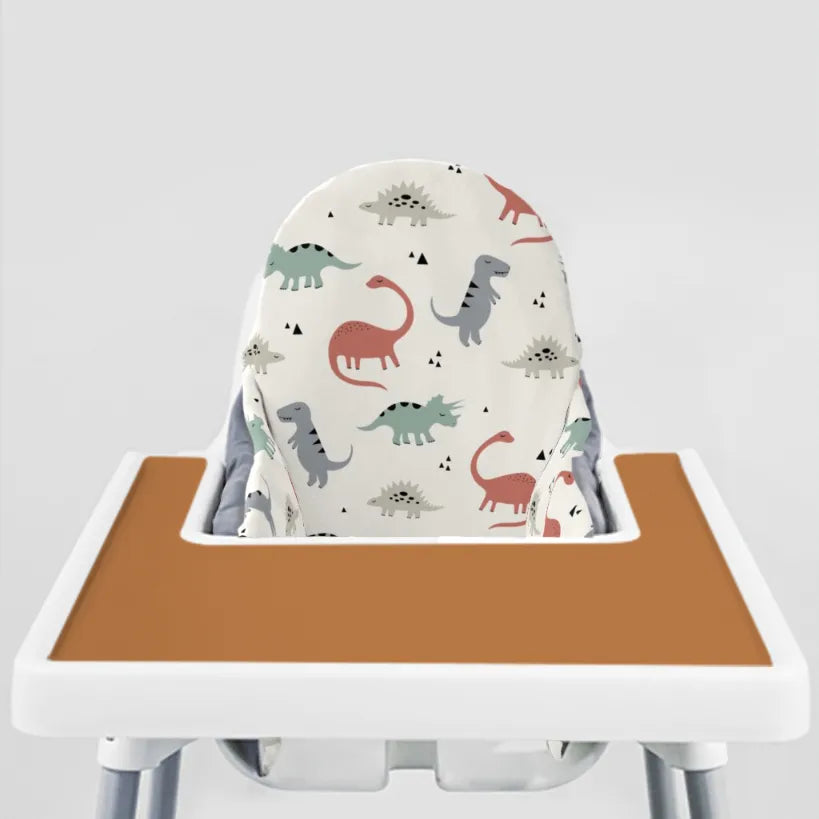 Highchair Cushion cover -Muted Dinos