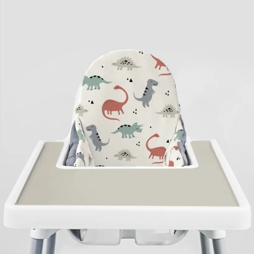 Highchair Cushion cover -Muted Dinos