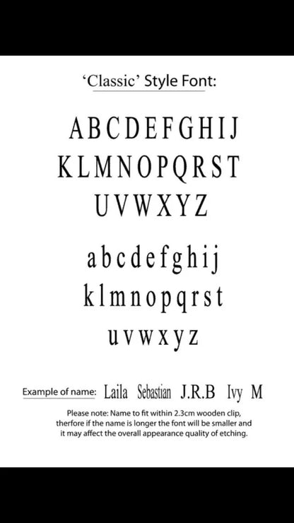 Wide Cotton Dummy Clips