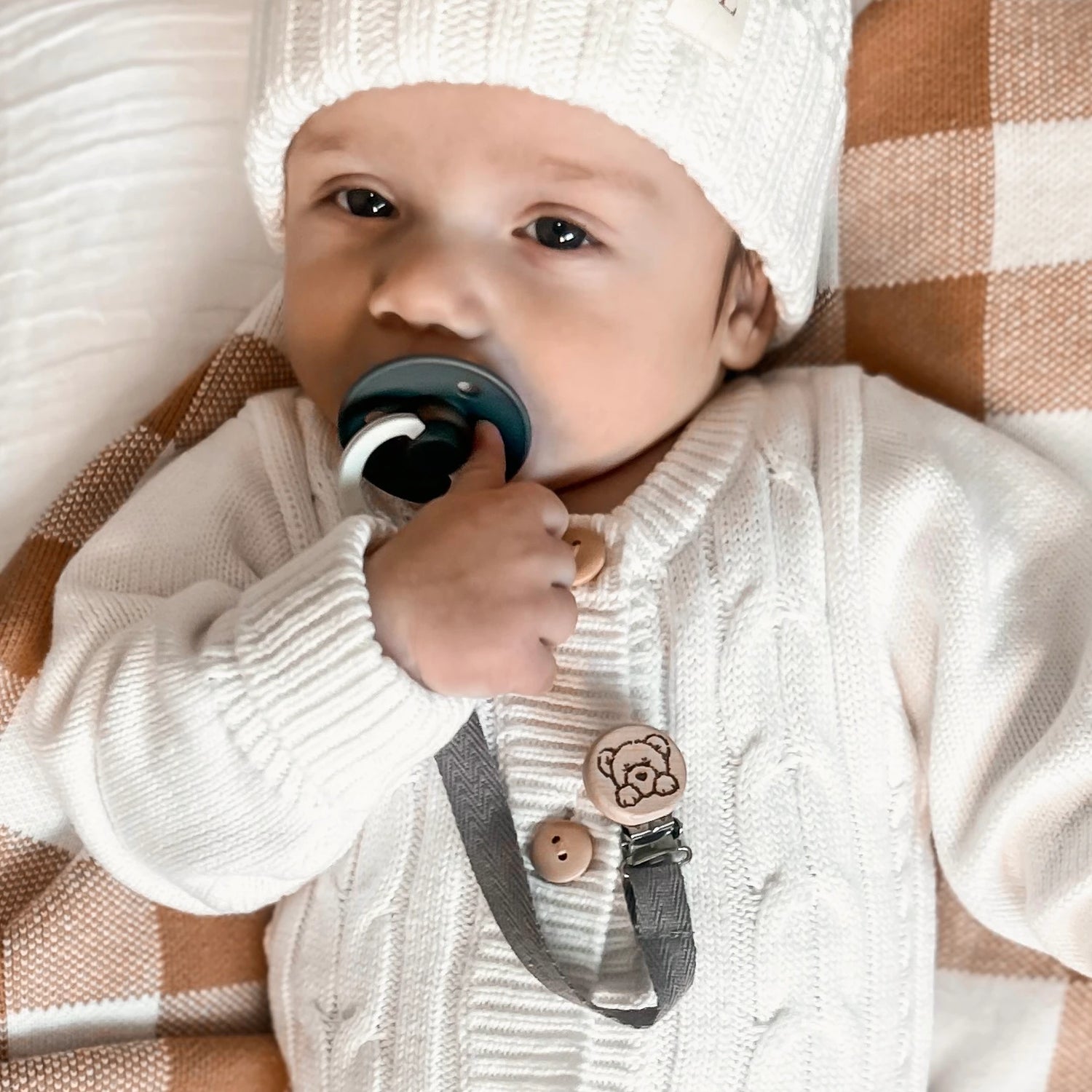 Petite Cotton Dummy Clip - Grey