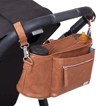 Nappy Bag Vanchi Pram Caddy - Tan