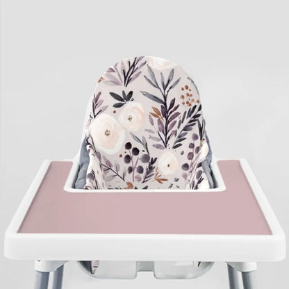 Highchair Cushion cover -Rose and Autumn Twilight