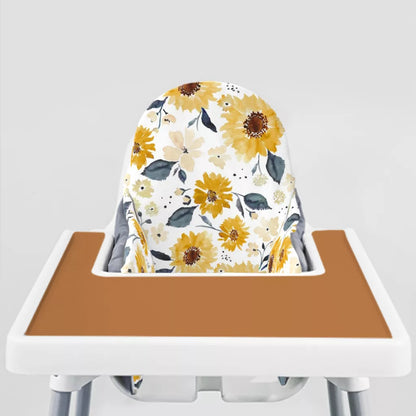 Sunflowers and Cream-Boho Brown Placemat