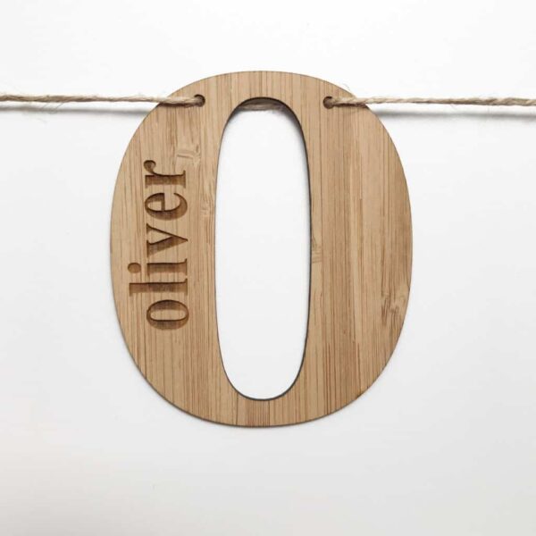 Personalised letter in 'Classic' font