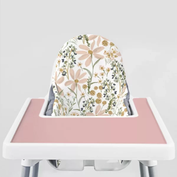 Daisy Dreams Ikea Highchair cushion cove-Dusty Rose Placemat