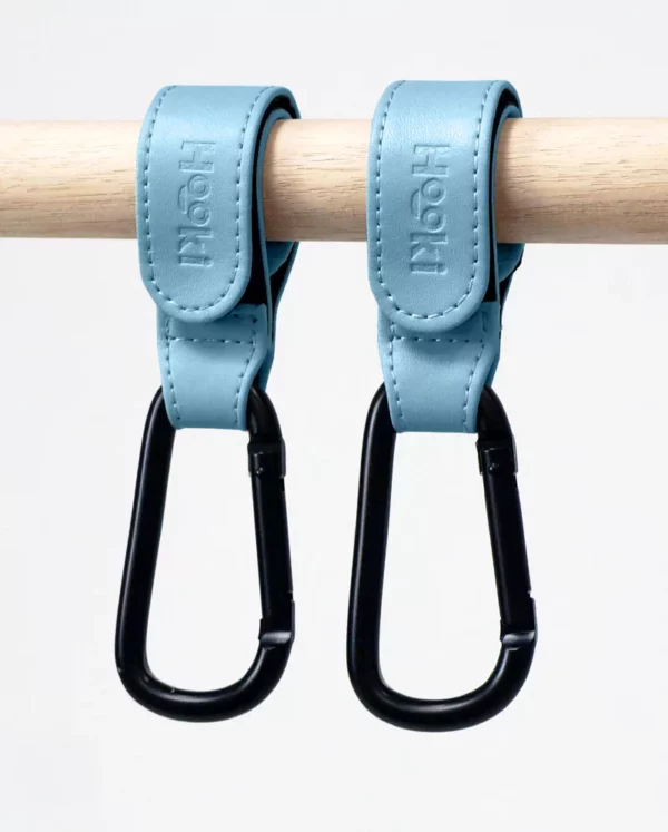 Blue-Pram Clips and Hooks