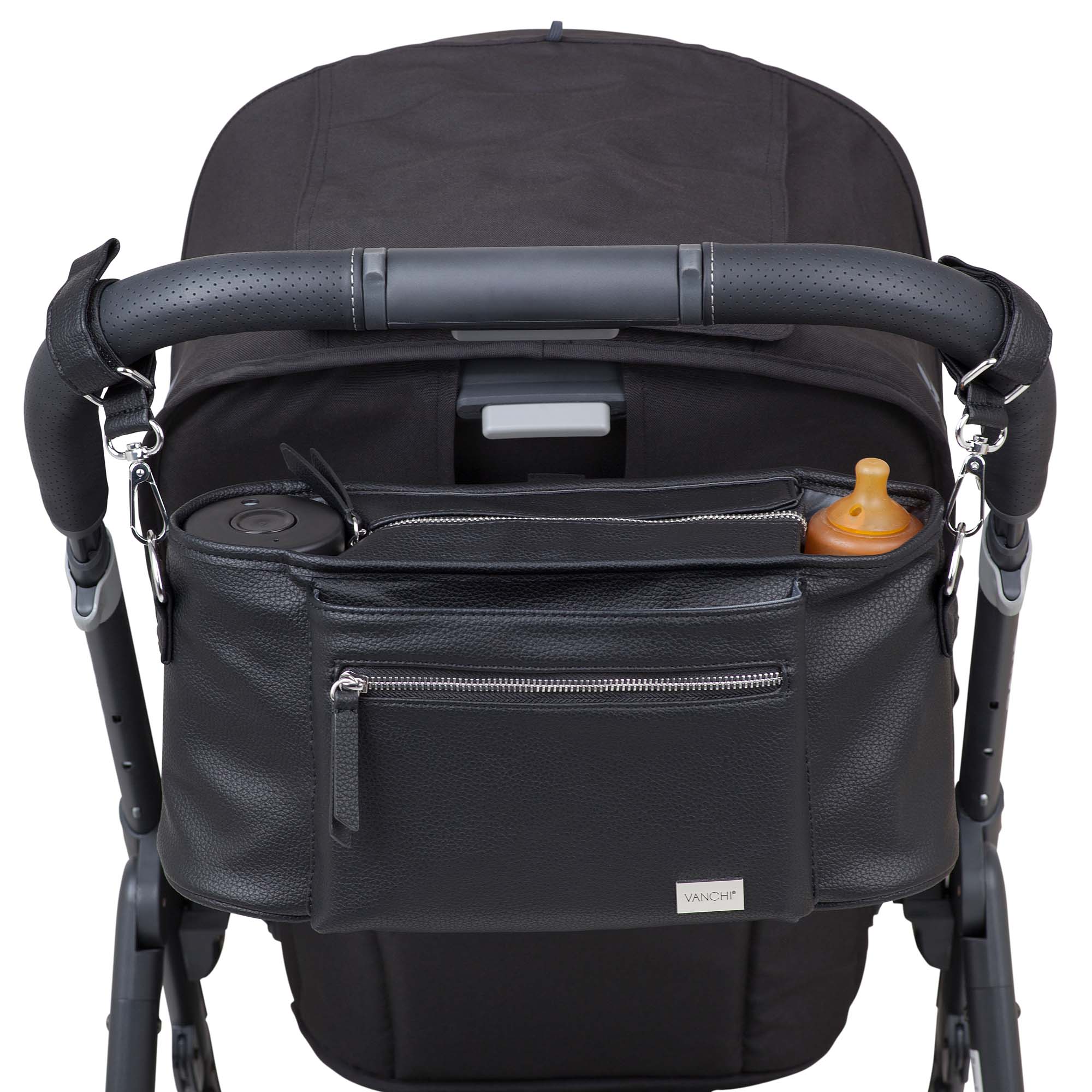 vanchi pram caddy black